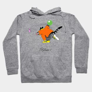 B kliban cat bowling Hoodie